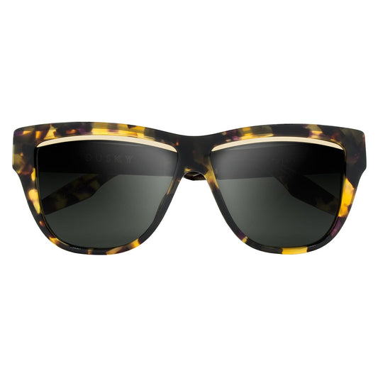 Dusky: Polished Vintage Tortoise - Brushed Black / Grey Lens - Get it from Bo