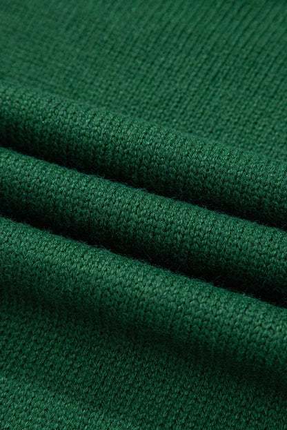 Eleanor Evergreen Raglan Sleeve Sweater