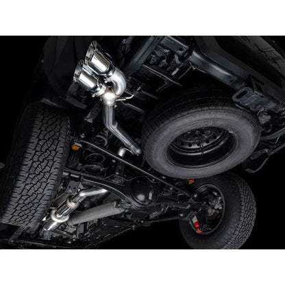 AWE Exhaust - 2024+ Toyota Tacoma Dual Chrome Silver Tips NP Motorsports