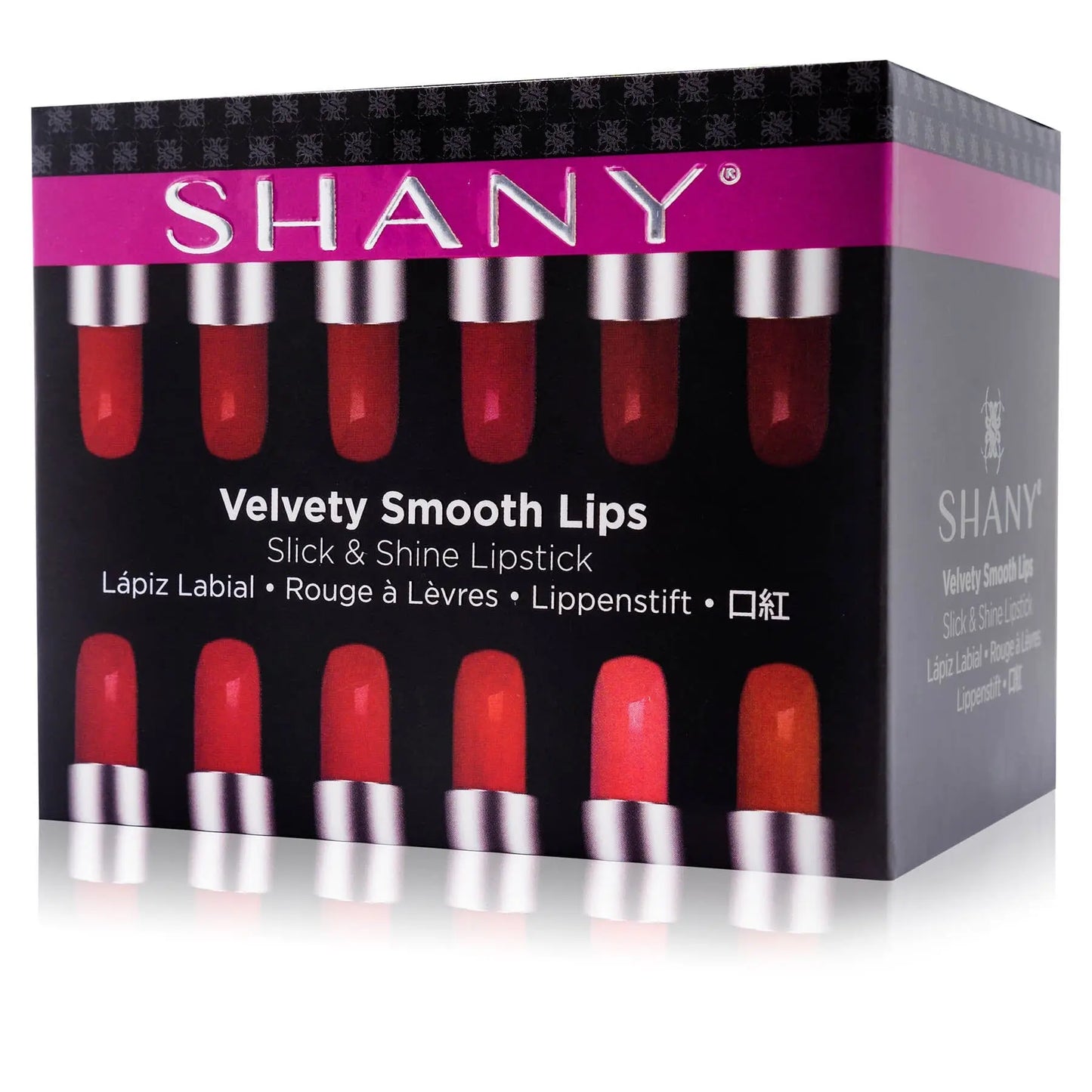 Slick & Shine Lipstick Set - 12 color Long Lasting & Moisturizing SHANY