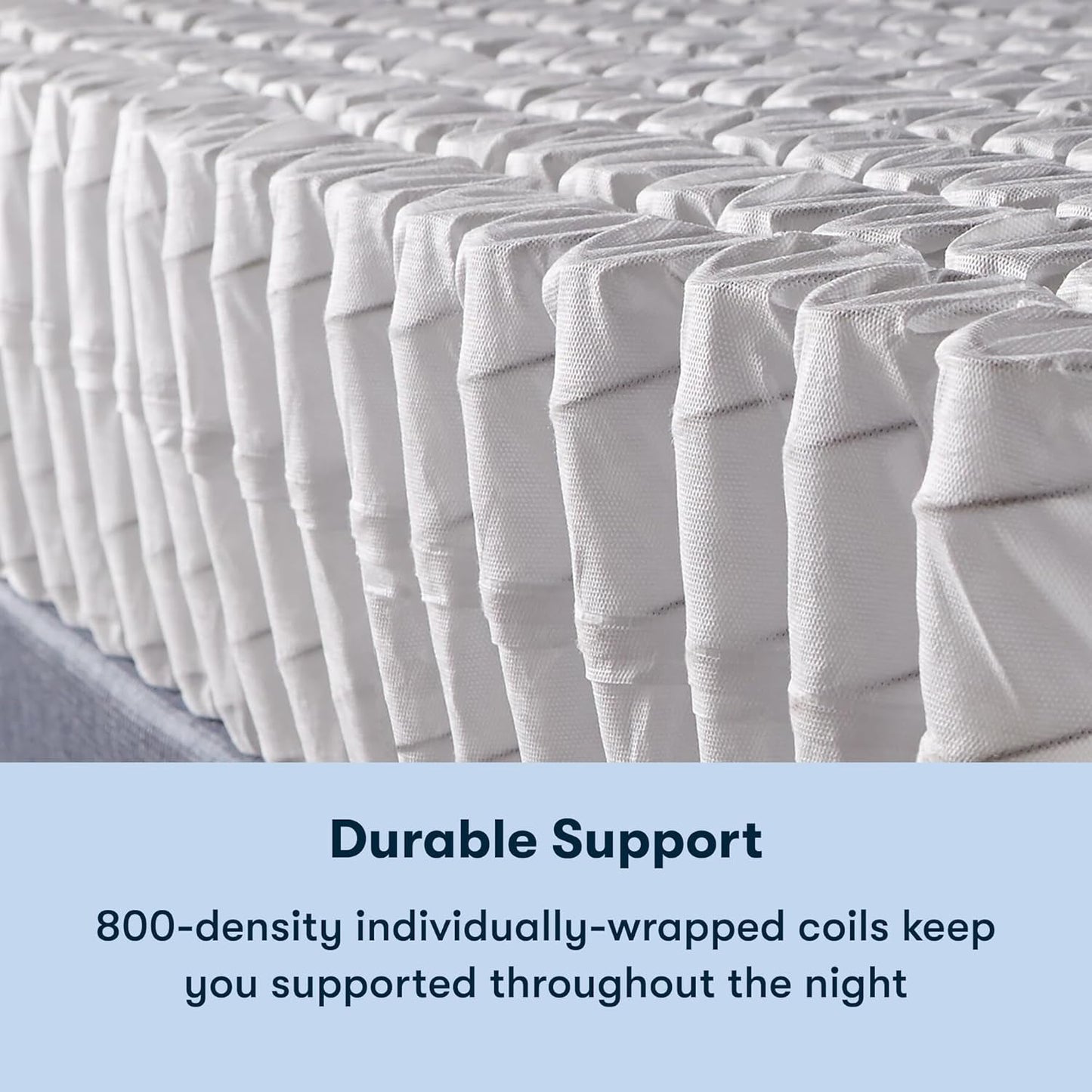 Cooling Hybrid King Mattress With Targeted Support Zones