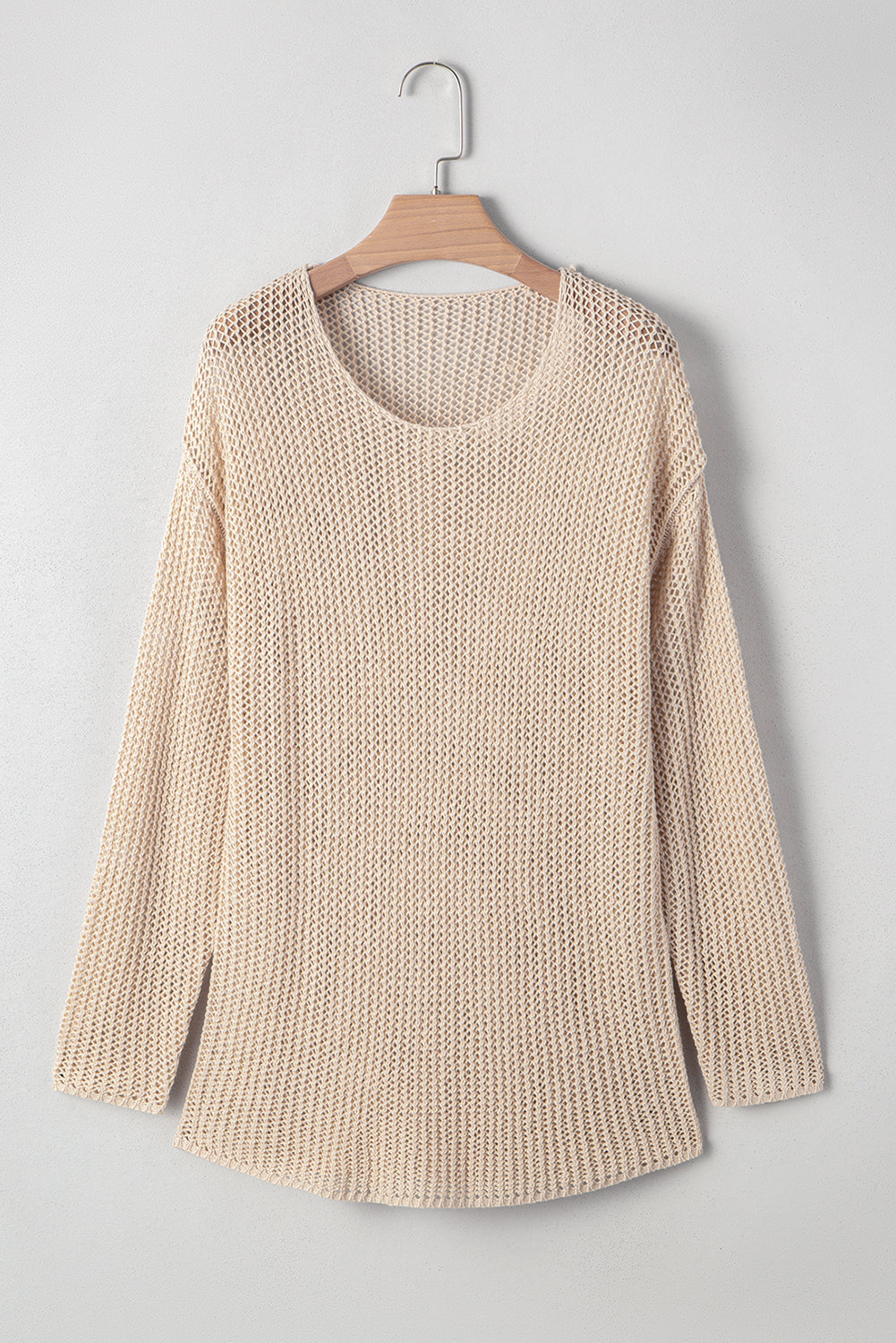 Hadley Crochet Hollow-out Sweater Threaded Pear