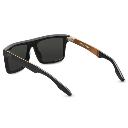 Sepulveda: Polished Black & Copper / Grey Lens - Get it from Bo