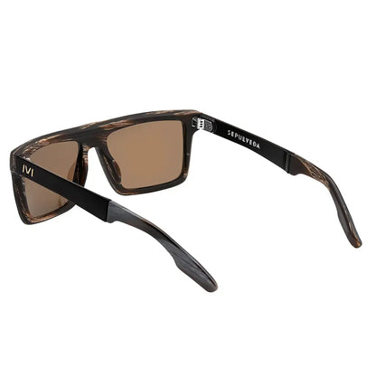 Sepulveda: Polished Double Horn - Brushed Black / Bronze Polarized Lens - Get it from Bo