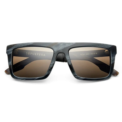 Sepulveda: Polished Double Horn - Brushed Black / Bronze Polarized Lens - Get it from Bo