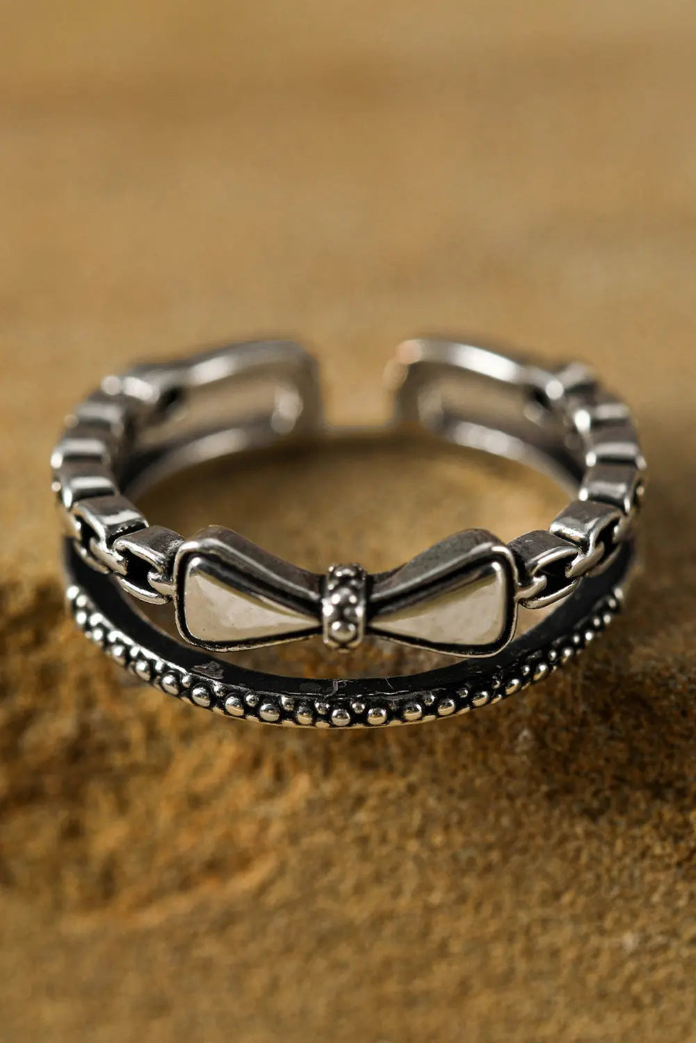 Alena alloy Double Tier Ring