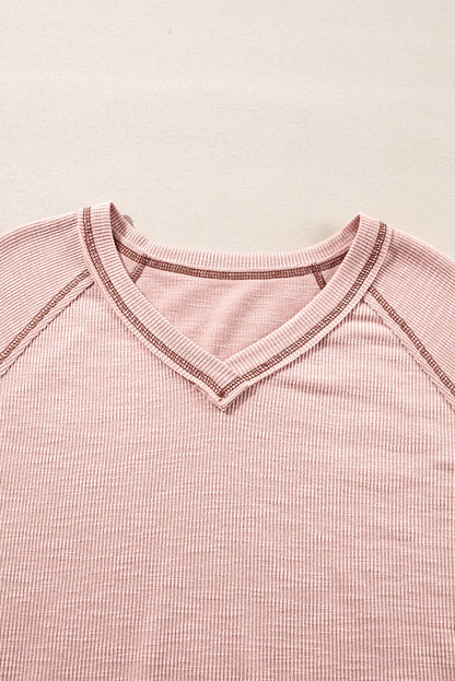 Sophia Textured Knit Pullover Top