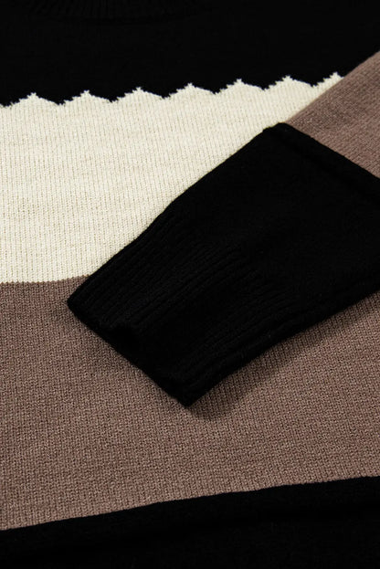 Harper Colorblock Drop Shoulder Sweater