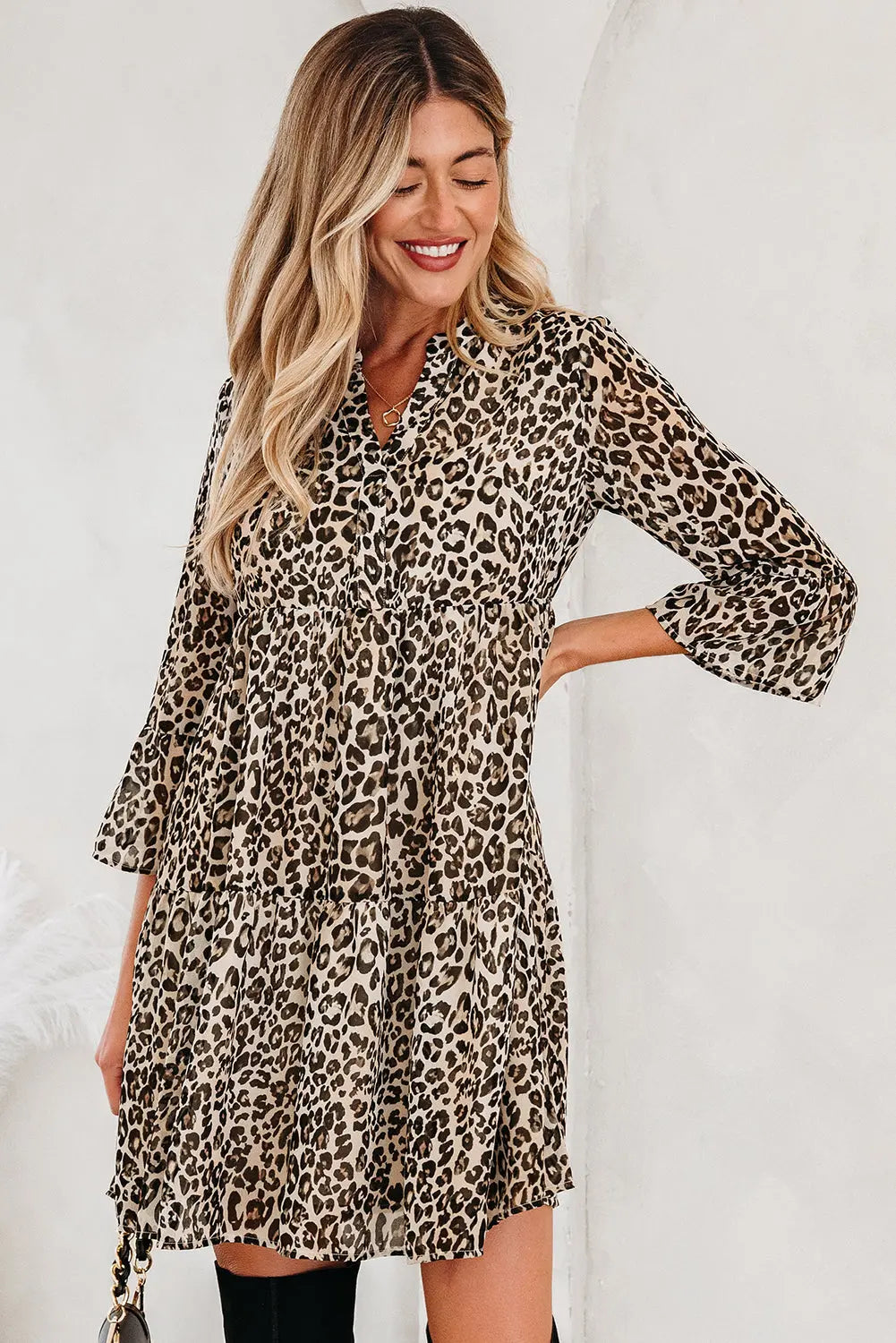 Gwenhara 4 Sleeve Swing Dress