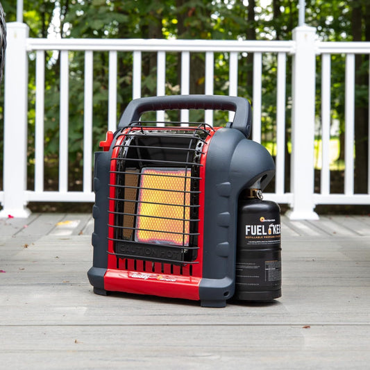 F232000 MH9BX Buddy 4,000-9,000-BTU Indoor-Safe Portable Propane Radiant Heater, Red-Black ShipItFurniture