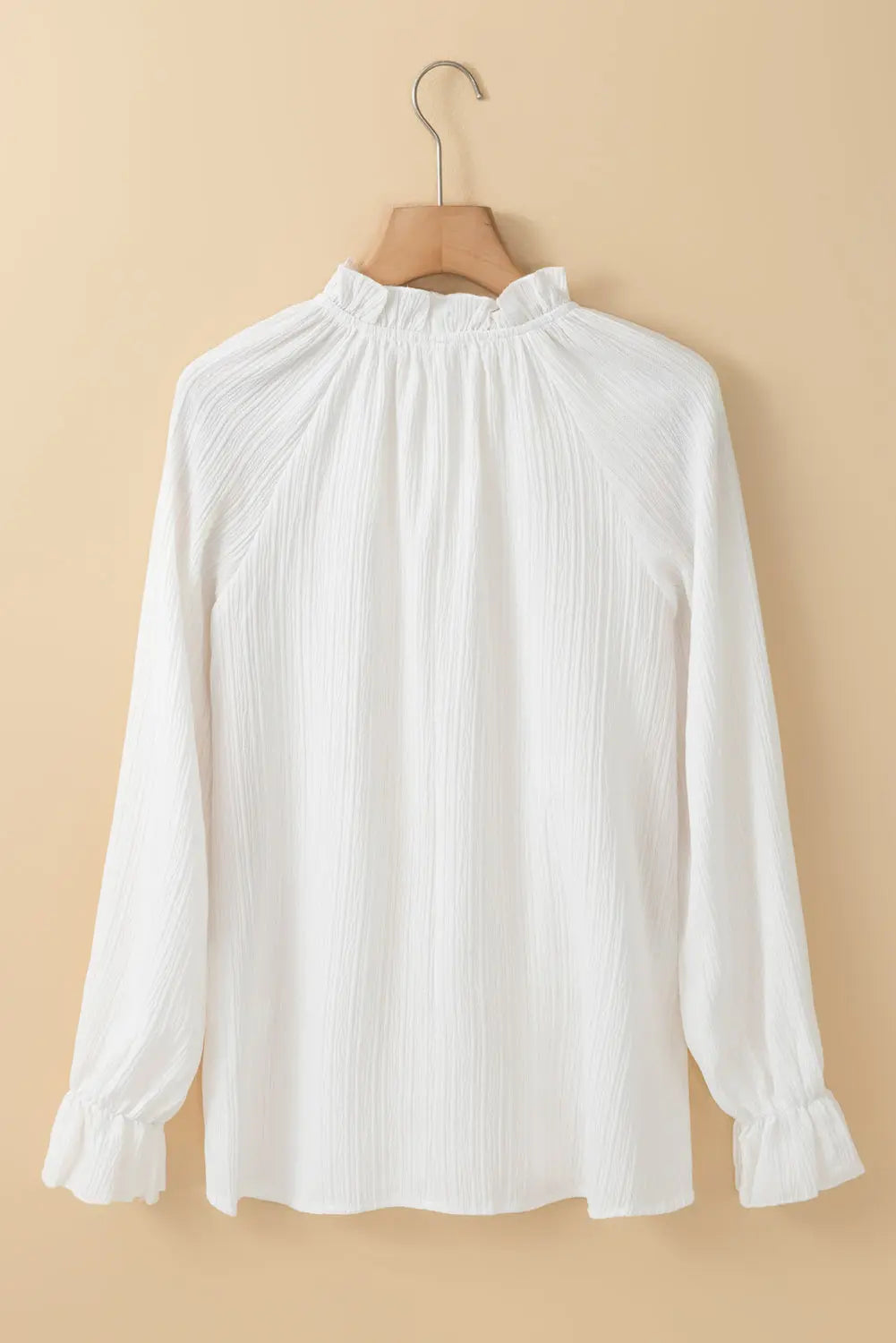 Lanabina Ripple Bubble Sleeve Blouse