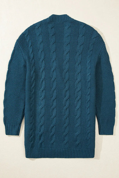 Gianna Knit Front Baggy Cardigan