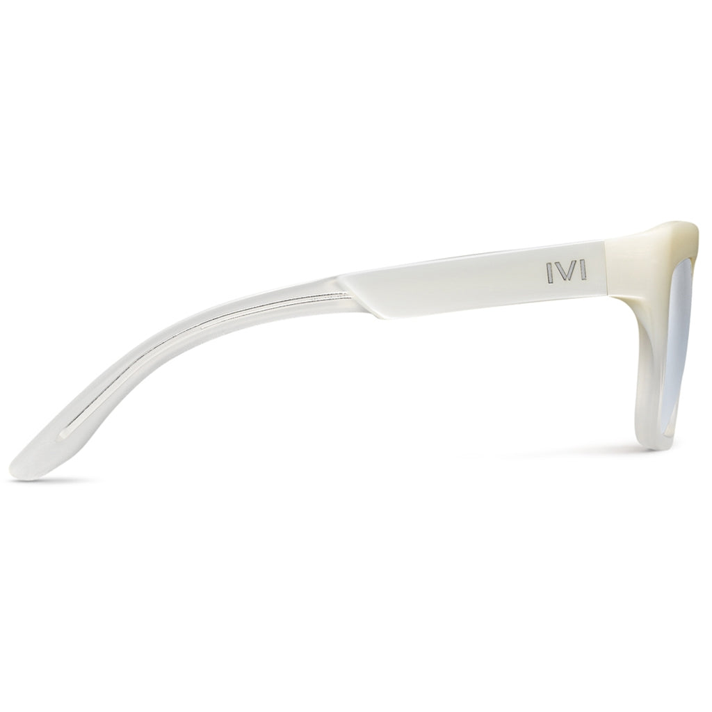 Bonnie: Polished Ivory Fade / Light Blue Chrome Flash Lens - Get it from Bo