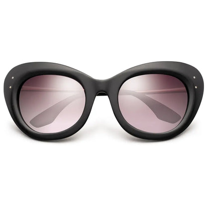 Faye: Matte Black - Rose Gold / Rose Gradient Lens - Get it from Bo