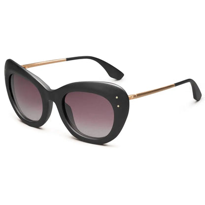 Faye: Matte Black - Rose Gold / Rose Gradient Lens - Get it from Bo