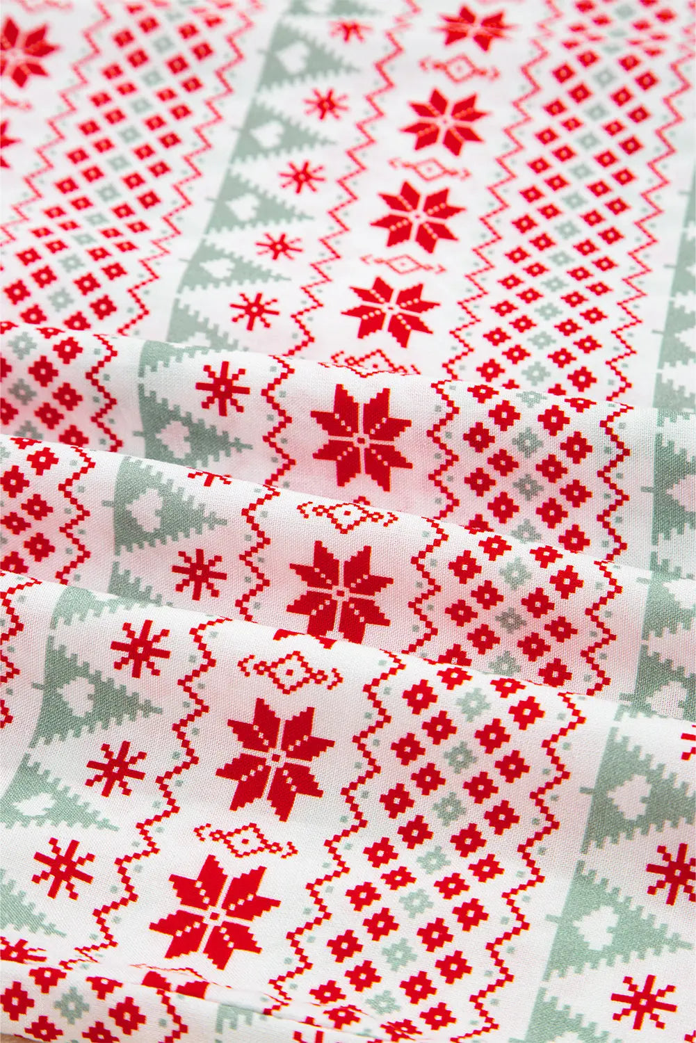 Sarai Christmas Pattern Print Shirt