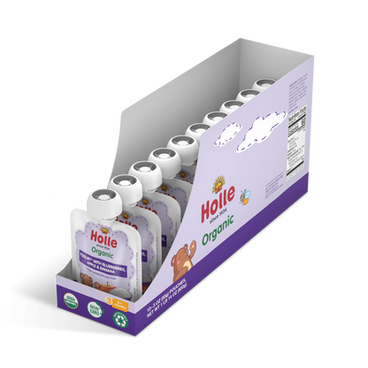 Holle Organic Yogurt Pouches - Blueberries, Apple & Banana Holle USA