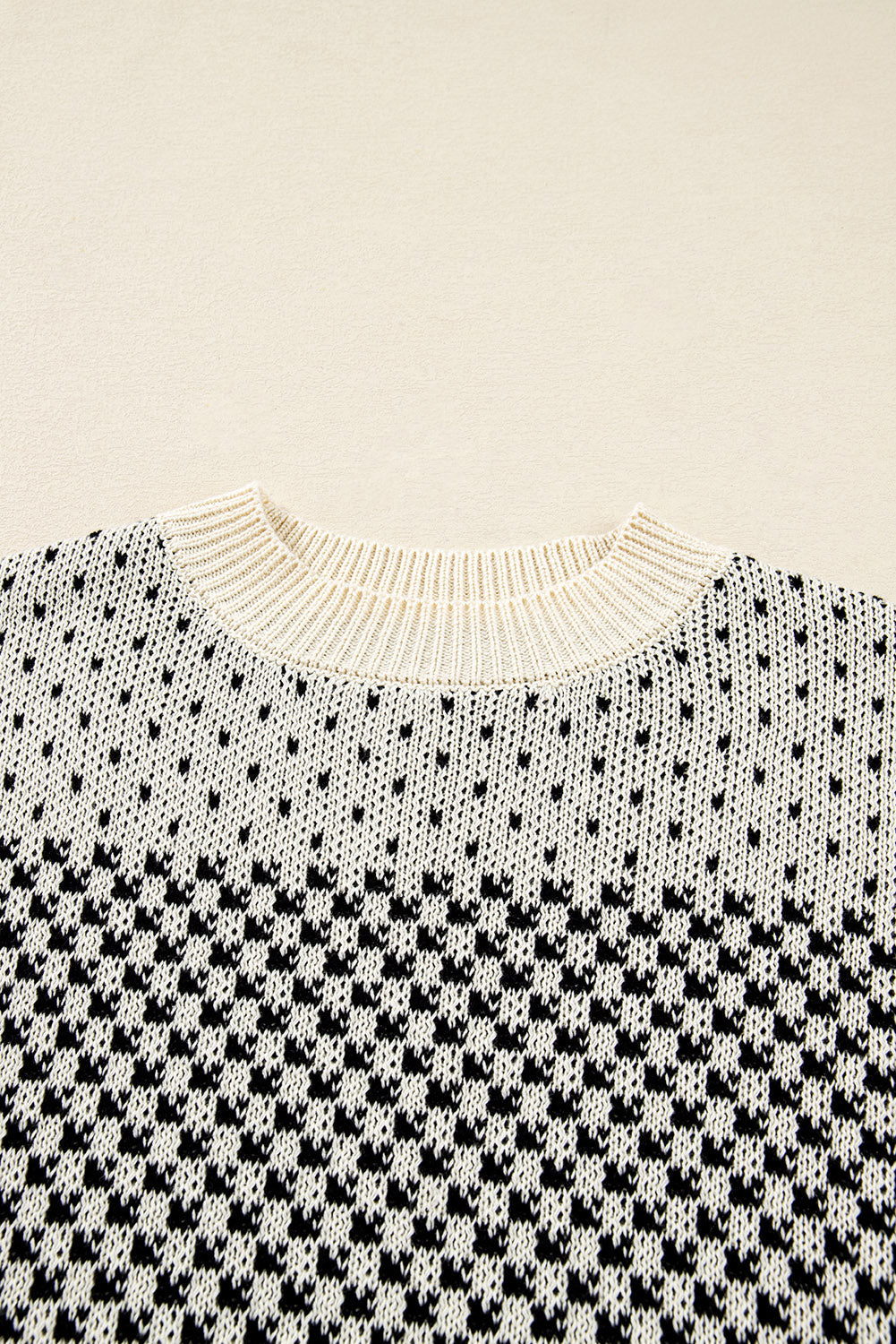 Kinley Pattern Lantern Sleeve Sweater