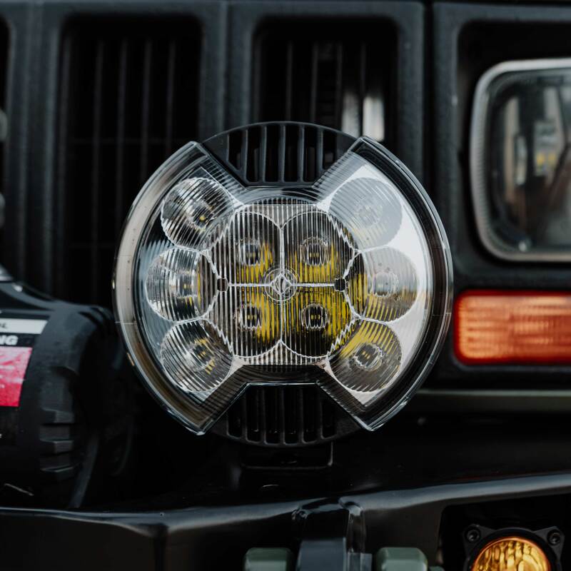 KC HiLiTES SlimLite 6in Light Shield - SAE Driving Beam - Clear Dunes 2 Dezert SXS