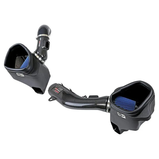 aFe Track Series Stg 2 Carbon Fiber Intake w/Pro 5R Media 15-20 BMW M3/M4(F80/82/83) L6-3.0L(tt) S55 NP Motorsports
