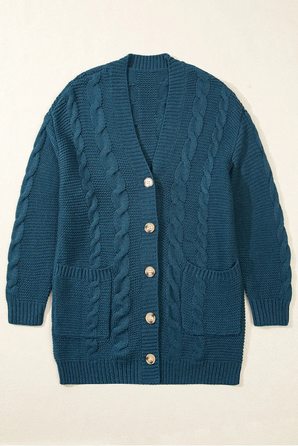Gianna Knit Front Baggy Cardigan