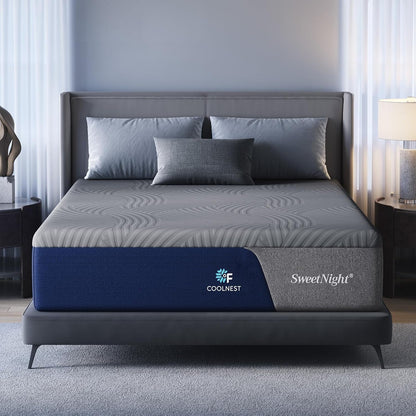 Cooling Gel Memory Foam Queen Mattress for Comfort