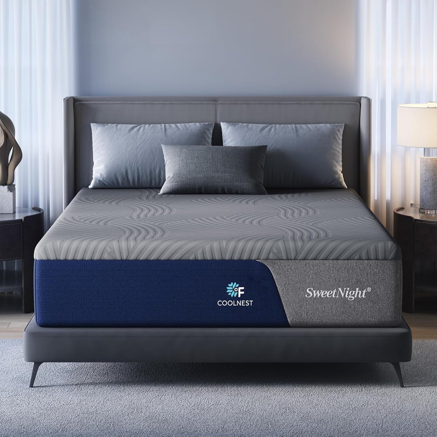 Cooling Gel Queen Size Mattress with Pressure Relief