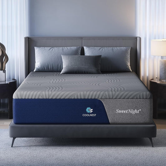 Cooling Gel Queen Size Mattress with Pressure Relief