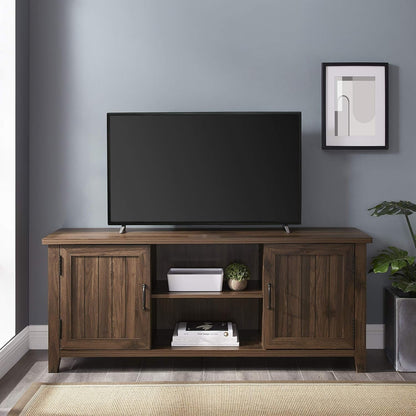 Buren Classic TV Stand Walnut For 65 Inch Televisions