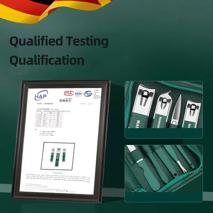 6-9 Pcs Manicure Set with Leather Case Professional