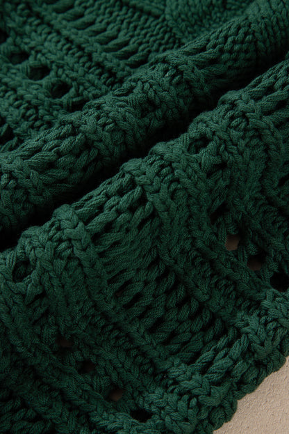 Emma Cable Knit Cropped Sweater