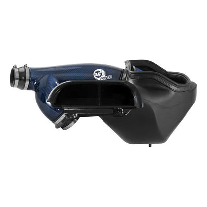aFe - 2017-2025 Ford F-150 Track Series Blue Kevlar Carbon Fiber C/A Intake System w/Black Pro 5R Filter NP Motorsports