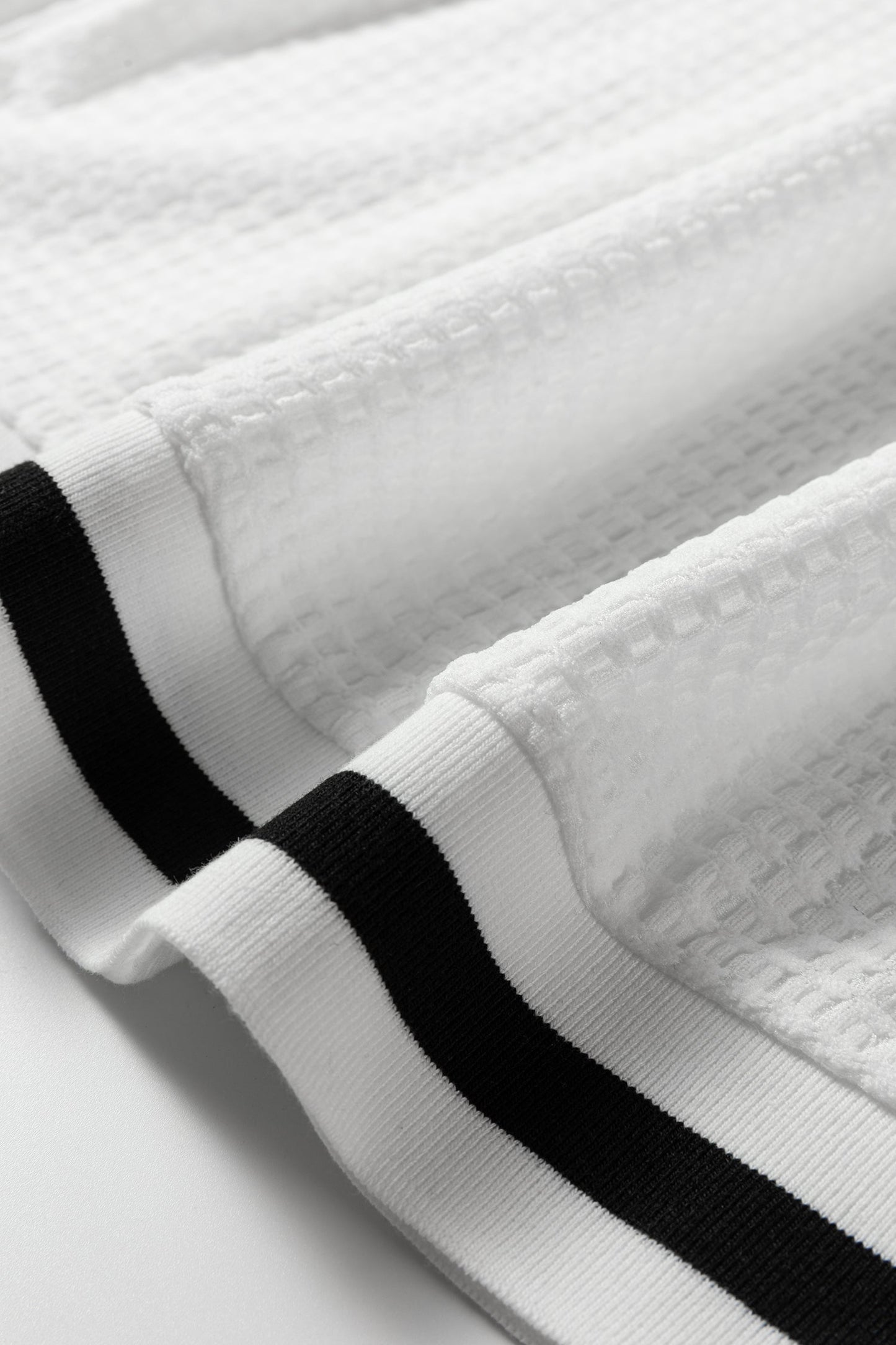 Greta Trim Pullover Waffle Top