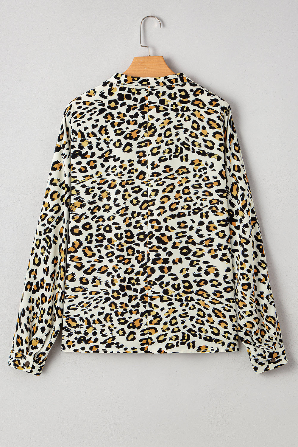 Laurel Leopard V Neck Blouse