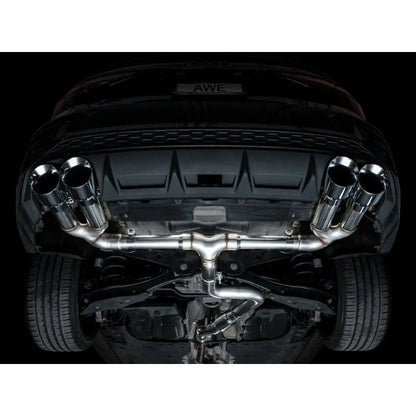 AWE 22-24 Audi 8Y S3 Track Edition Exhaust  - Chrome Silver Tips NP Motorsports
