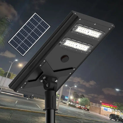 Commercial Solar Power LED Parking Lot Light - 2 Years Warranty Langy Solar Lights