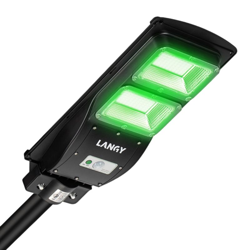 Solar Green Feeder Light for Hunting -10,000 lumens Langy Solar Lights