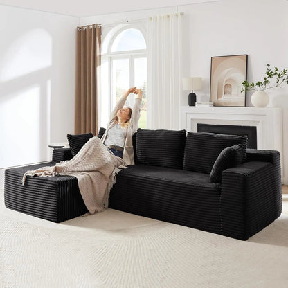 104 Inch L Shape Modular Sectional Couch with Chaise - Get it from Bo