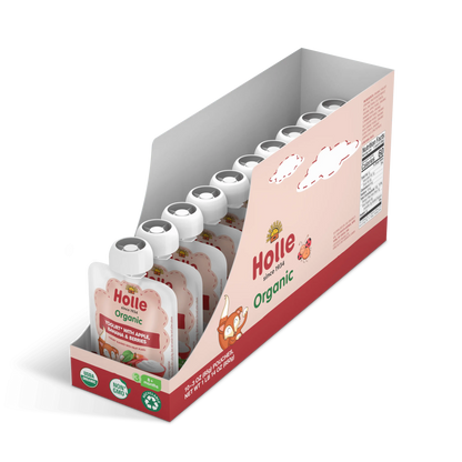 Holle Organic Yogurt Pouches - Apple, Banana & Berries Holle USA