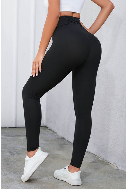 Charlee Tummy Control High Waist Leggings Threaded Pear