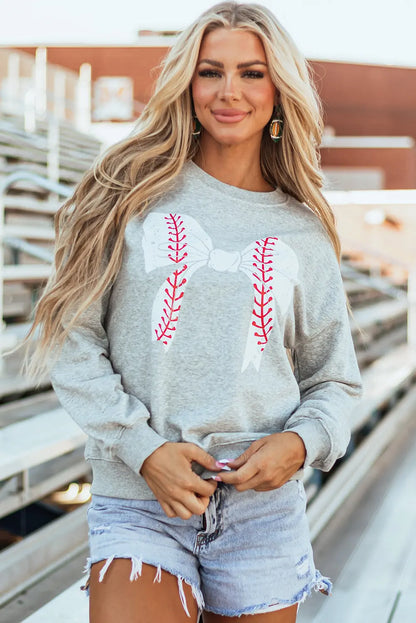 Ashalia baseball bow  Sweatshirt