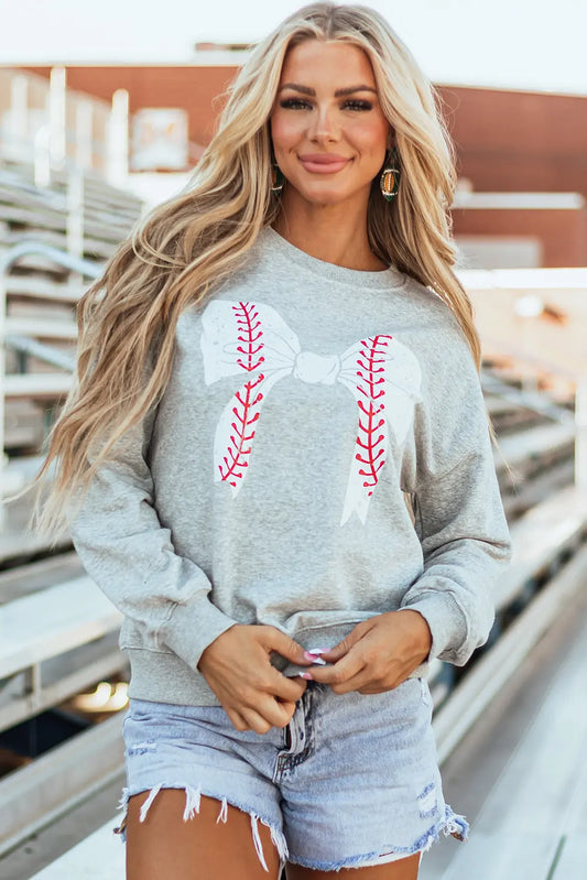 Ashalia baseball bow  Sweatshirt