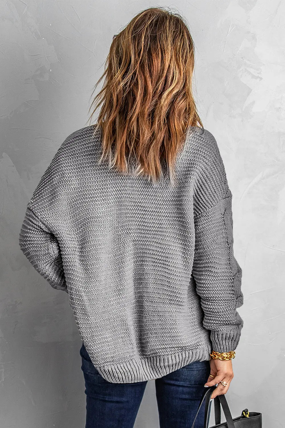 Lyralara Long Sleeve Knit Cardigan