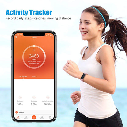 SmartFit Slim Activity Tracker And Monitor Smart Watch Salmon Lucky