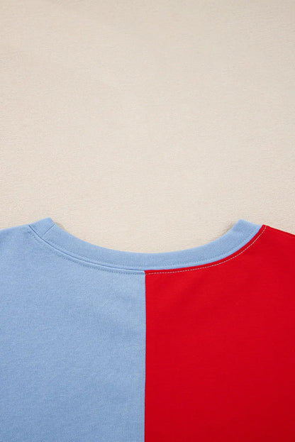 Simone Flag Vintage Oversized Pullover