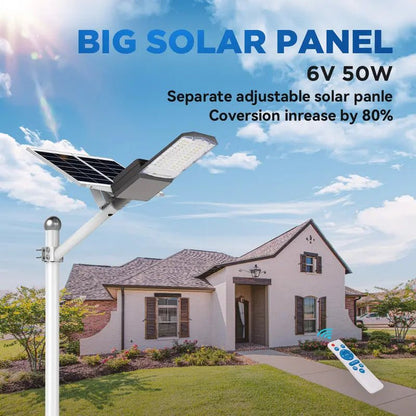 1200W Solar Street Light with Pole - 30,000 Lumens - Get it from Bo