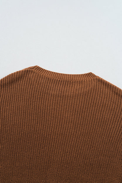 Evelyn Beaded Drop Shoulder Sweater