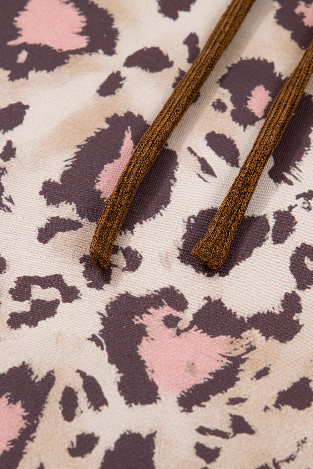 Scarlett Print Knit Patchwork Hoodie