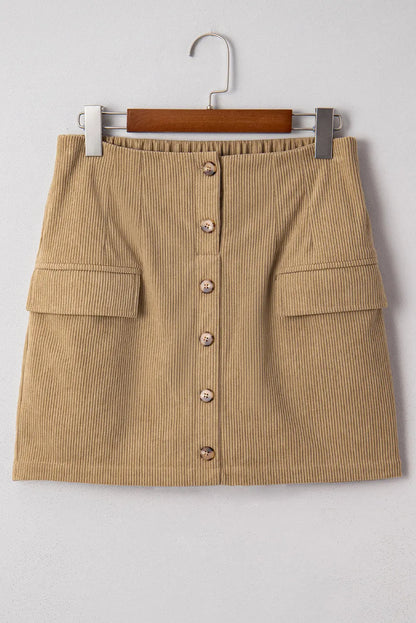 Xiomara Front Faux Mini Skirt