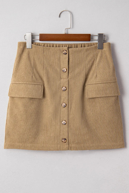 Xiomara Front Faux Mini Skirt